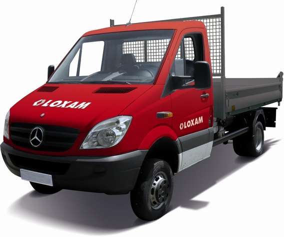 Camion-benne simple cabine