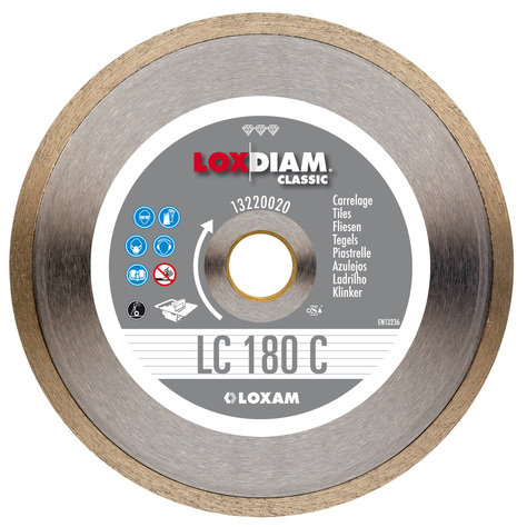 Disque diamant D180mm LC180C pour Scie de carrelage