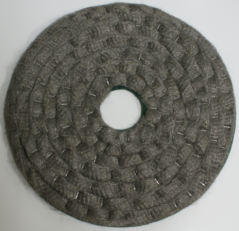 Disque laine acier inox pour Monobrosse