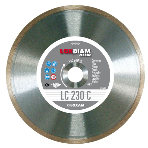 Disque diamant D230mm LC230C pour Scie de carrelage
