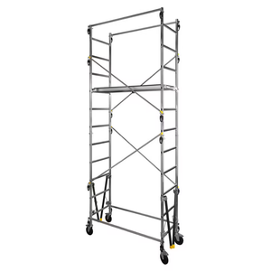 Échafaudage roulant aluminium Hauteur de travail maxi 4,70 m