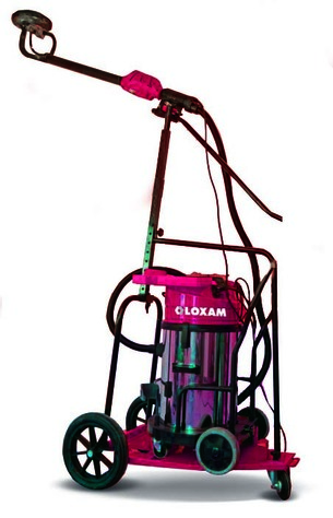 Ponceuse mur et plafond finition avec aspirateur et chariot